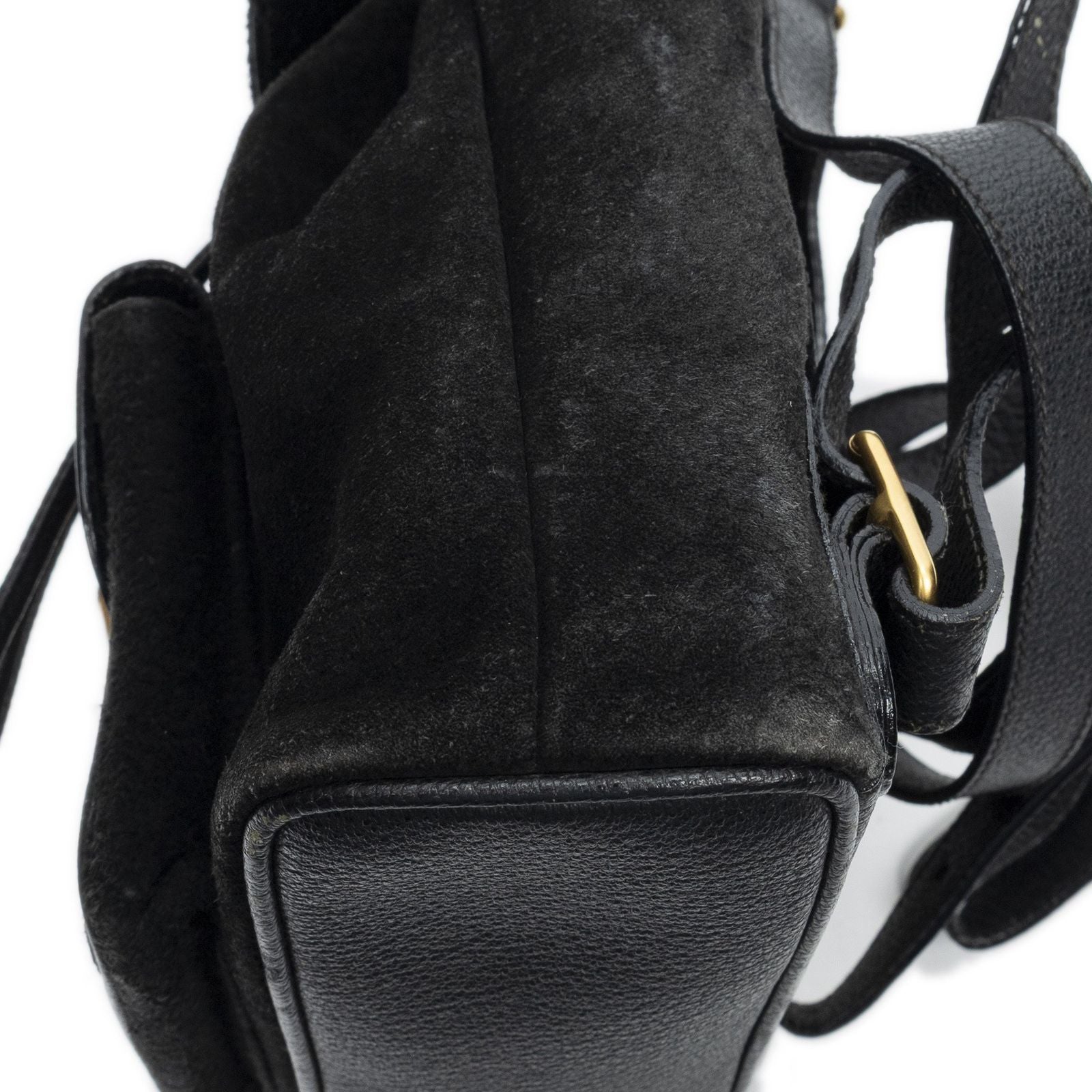Gucci Minibumbu Backpack Black Suede Leather — view 7