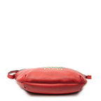 Gucci Large Halfmoon Hobo Red Print Leather — view 6