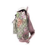 Gucci Small Blooms Backpack Pink Beige Blue Muz Supreme Canvas — view 3