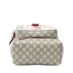 Gucci Small Blooms Backpack Pink Beige Blue Muz Supreme Canvas — view 6