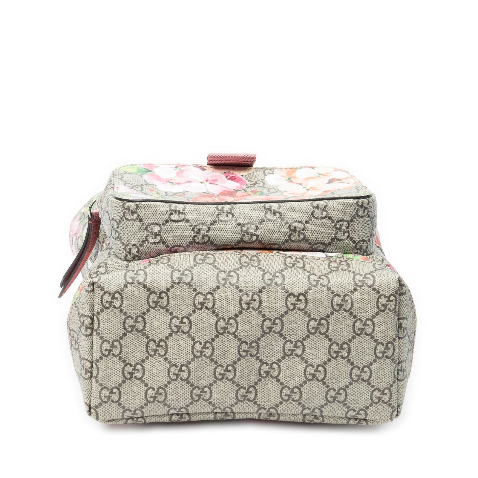 Gucci Small Blooms Backpack Pink Beige Blue Muz Supreme Canvas — view 6