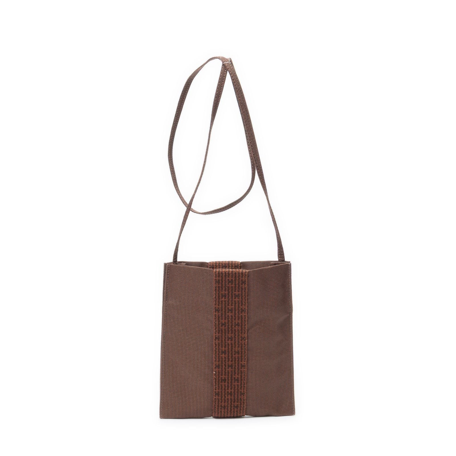 Hermes Herline Pochette Crossbody Brown Toile — view 5