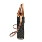 Celine Mini Vertical Cabas Brown Triomphe Canvas Tote — view 4