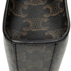 Celine Mini Vertical Cabas Brown Triomphe Canvas Tote — view 7