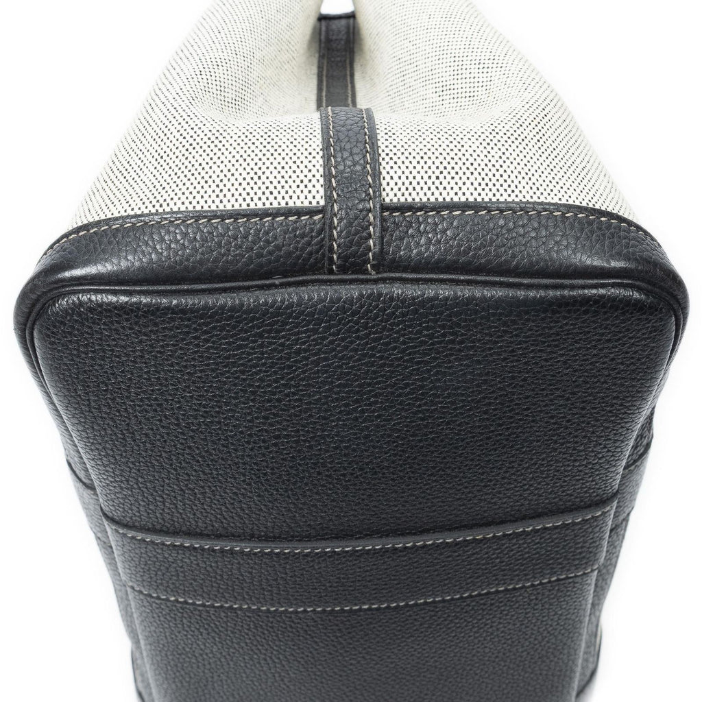 Hermes Garden Party Black Beige Toile — view 8