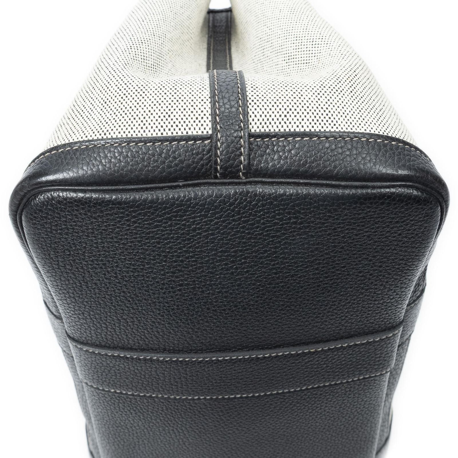 Hermes Garden Party Black Beige Toile — view 8