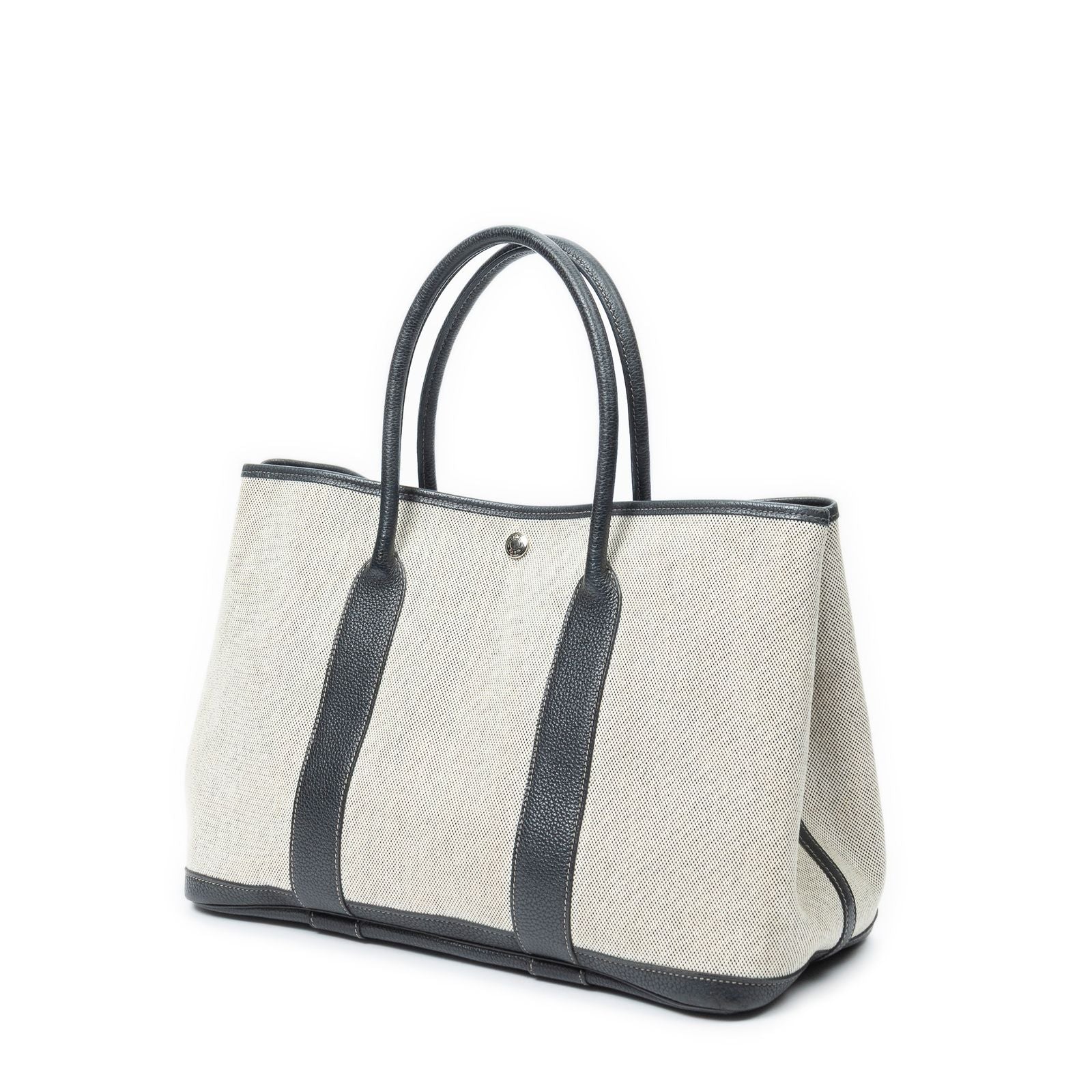 Hermes Garden Party Black Beige Toile — view 2
