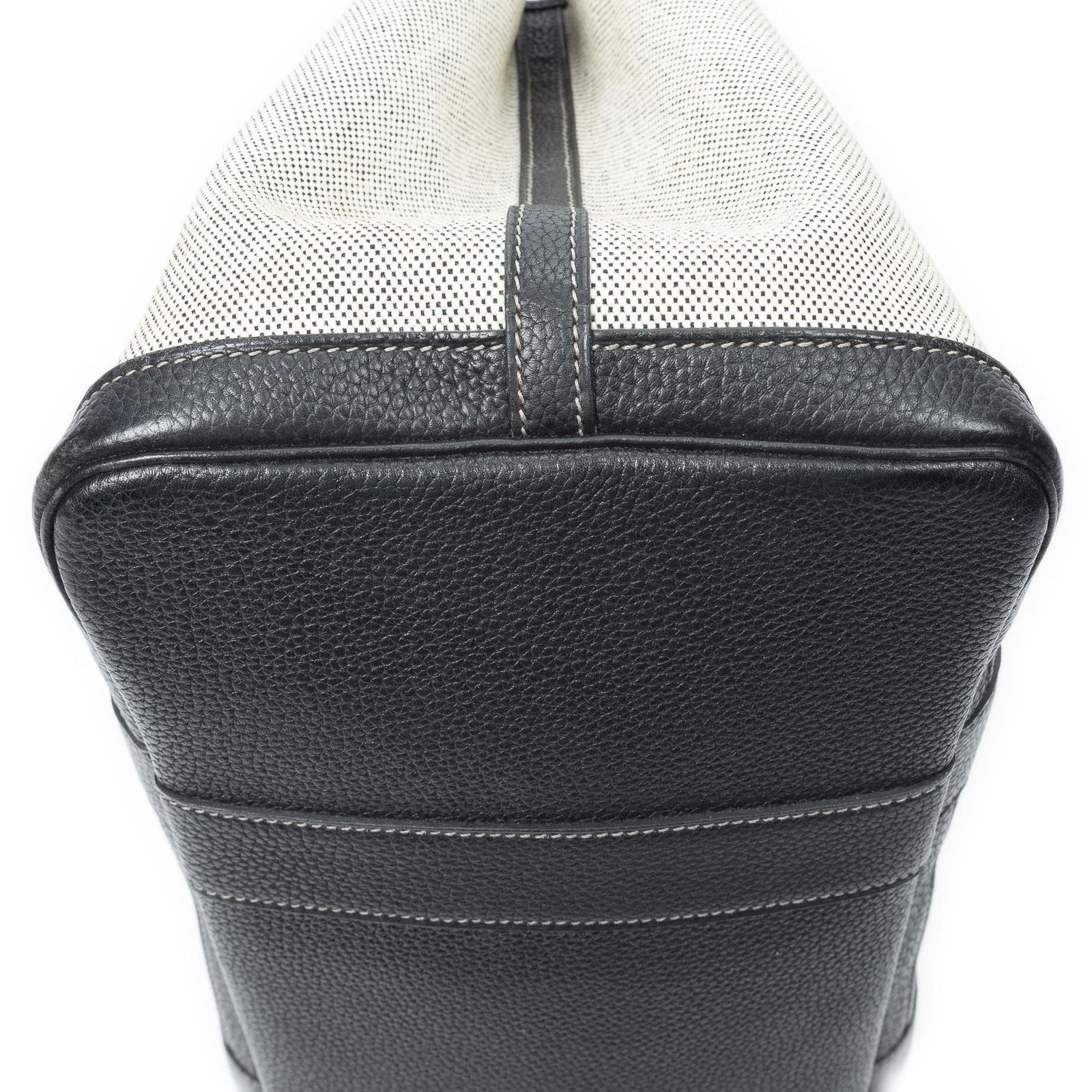Hermes Garden Party Black Beige Toile — view 7