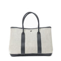 Hermes Garden Party Black Beige Toile