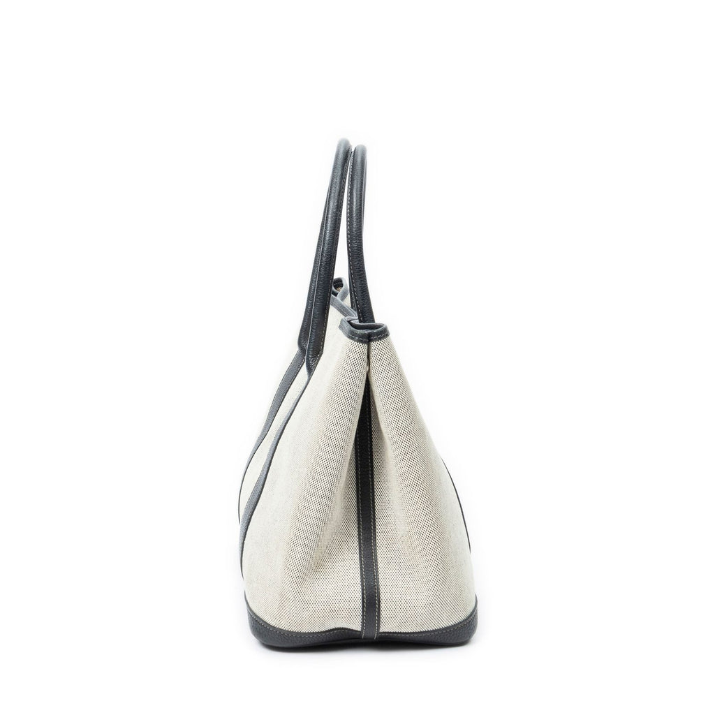 Hermes Garden Party Black Beige Toile — view 3