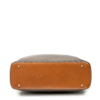 Celine Dome Top Handle Brown Macadam Canvas — view 6
