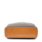 Celine Dome Top Handle Brown Macadam Canvas — view 6
