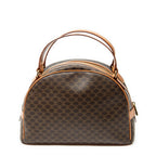 Celine Dome Top Handle Brown Macadam Canvas — view 5