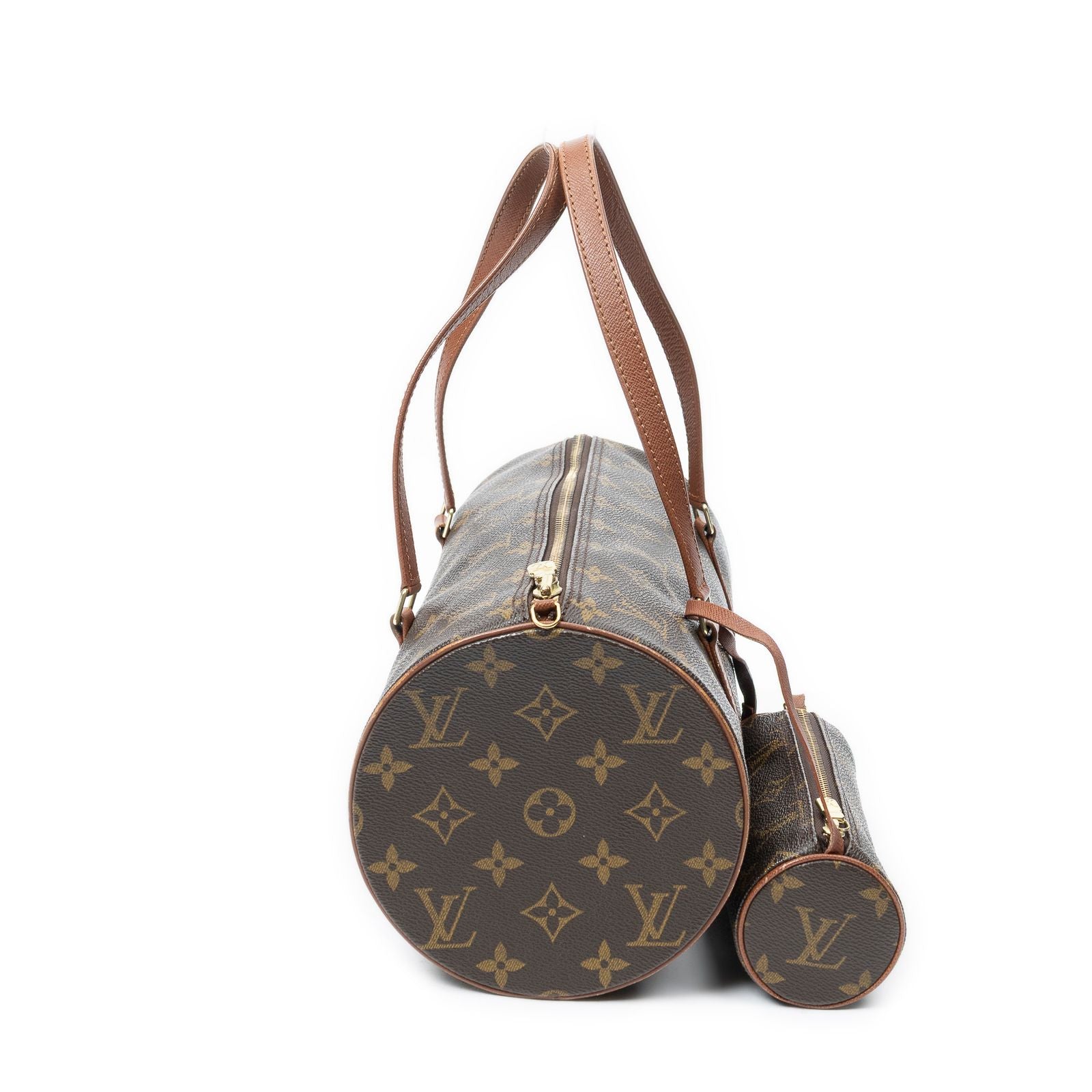 Louis Vuitton Papillon Brown Monogram Canvas Handbag — view 4
