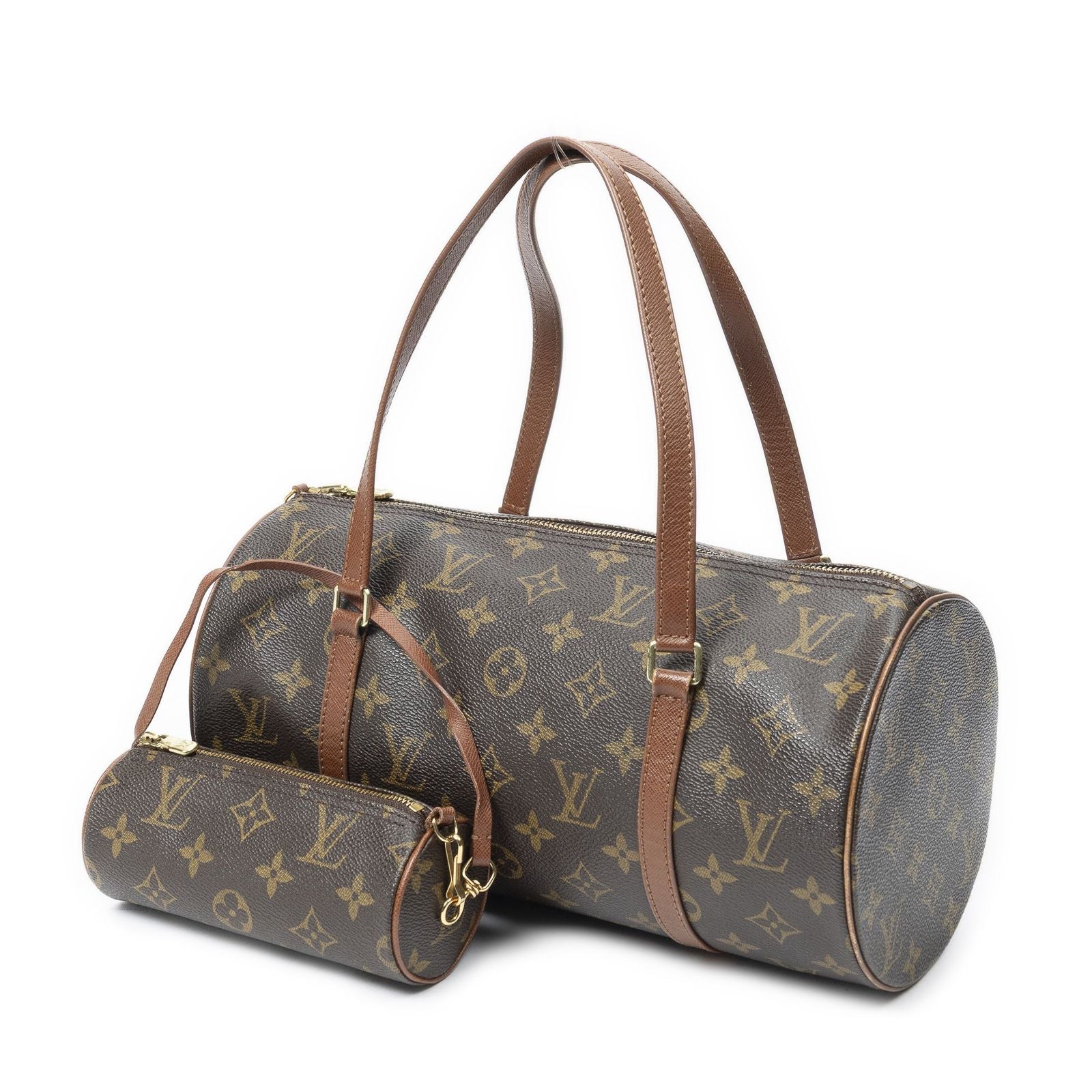 Louis Vuitton Papillon Brown Monogram Canvas Handbag — view 2