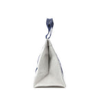 Hermes Bora Tote Navy Beige Toile — view 4