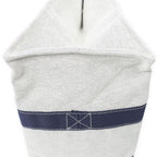 Hermes Bora Tote Navy Beige Toile — view 7