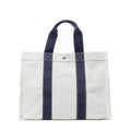 Hermes Bora Tote Navy Beige Toile