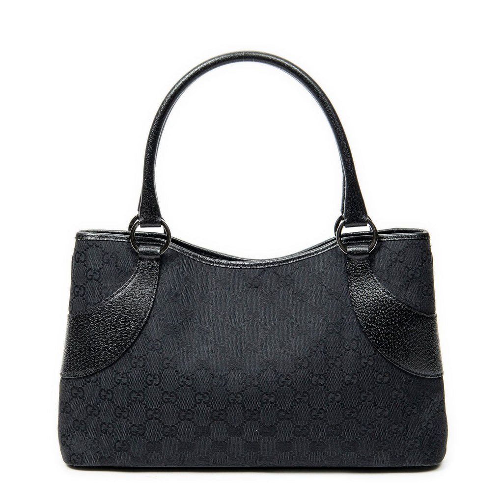 Gucci Tote Black GG Canvas