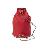 Hermes Polochon Mimile Red Toile Officier Shoulder — view 5