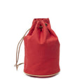 Hermes Polochon Mimile Red Toile Officier Shoulder