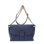 Loewe Anagram Avenue Crossbody Navy Animal Embossed Leather