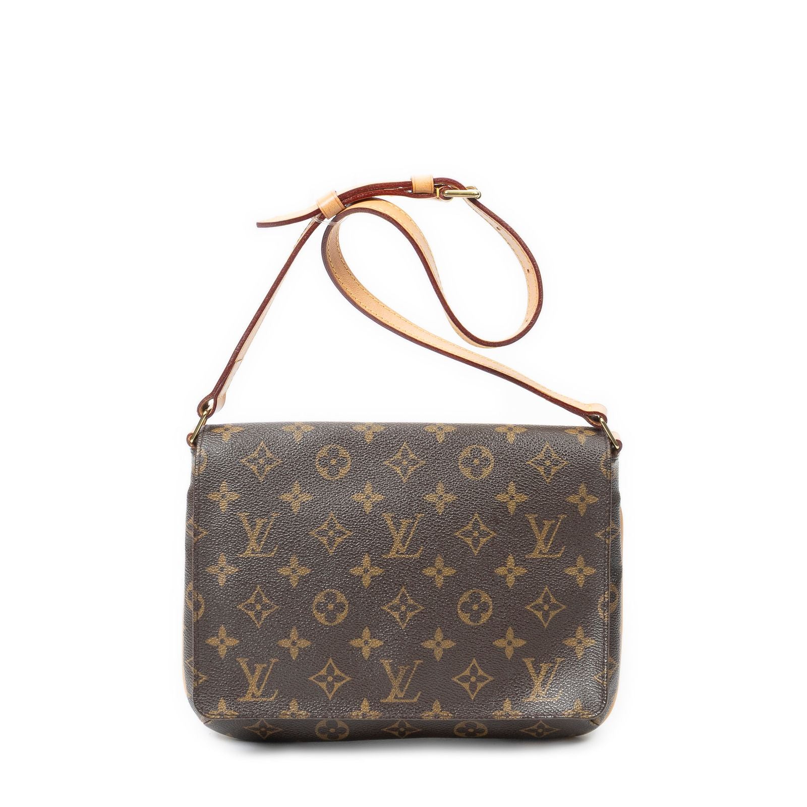 Louis Vuitton Musette Tango Brown Monogram Canvas Shoulder