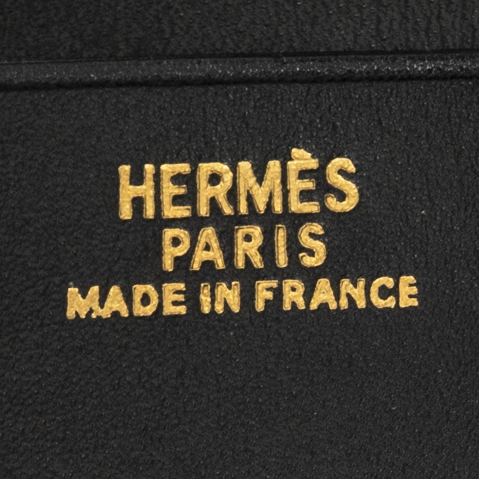 Hermes Vintage Mc2 Fleming Wallet Black Box Leather — view 5