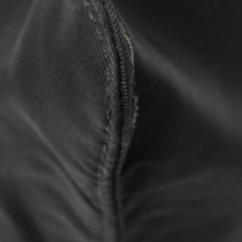 Prada Small Zip Flat Messenger Black Nylon Canvas — view 8