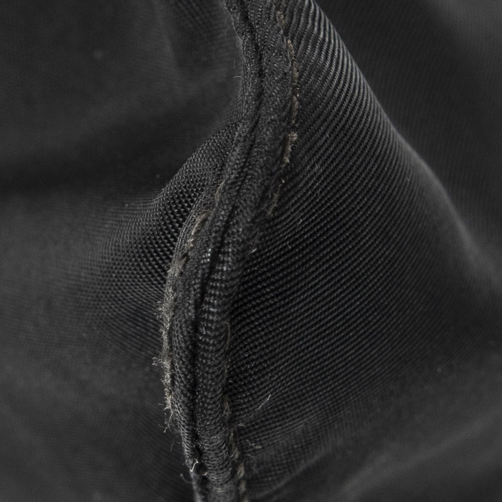 Prada Small Zip Flat Messenger Black Nylon Canvas — view 7