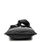 Prada Small Zip Flat Messenger Black Nylon Canvas — view 6