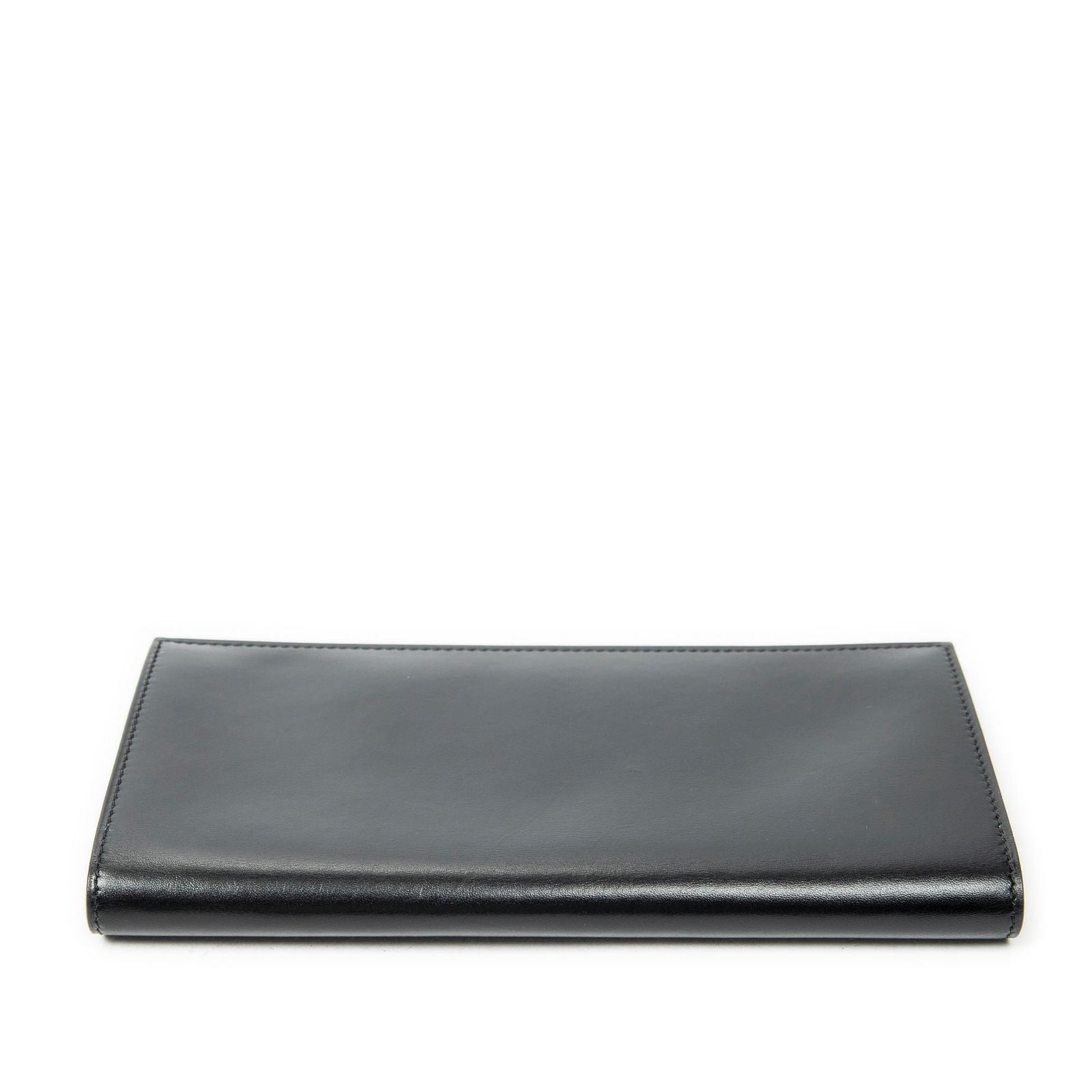 Hermes Vintage Mc2 Fleming Wallet Black Box Leather — view 3