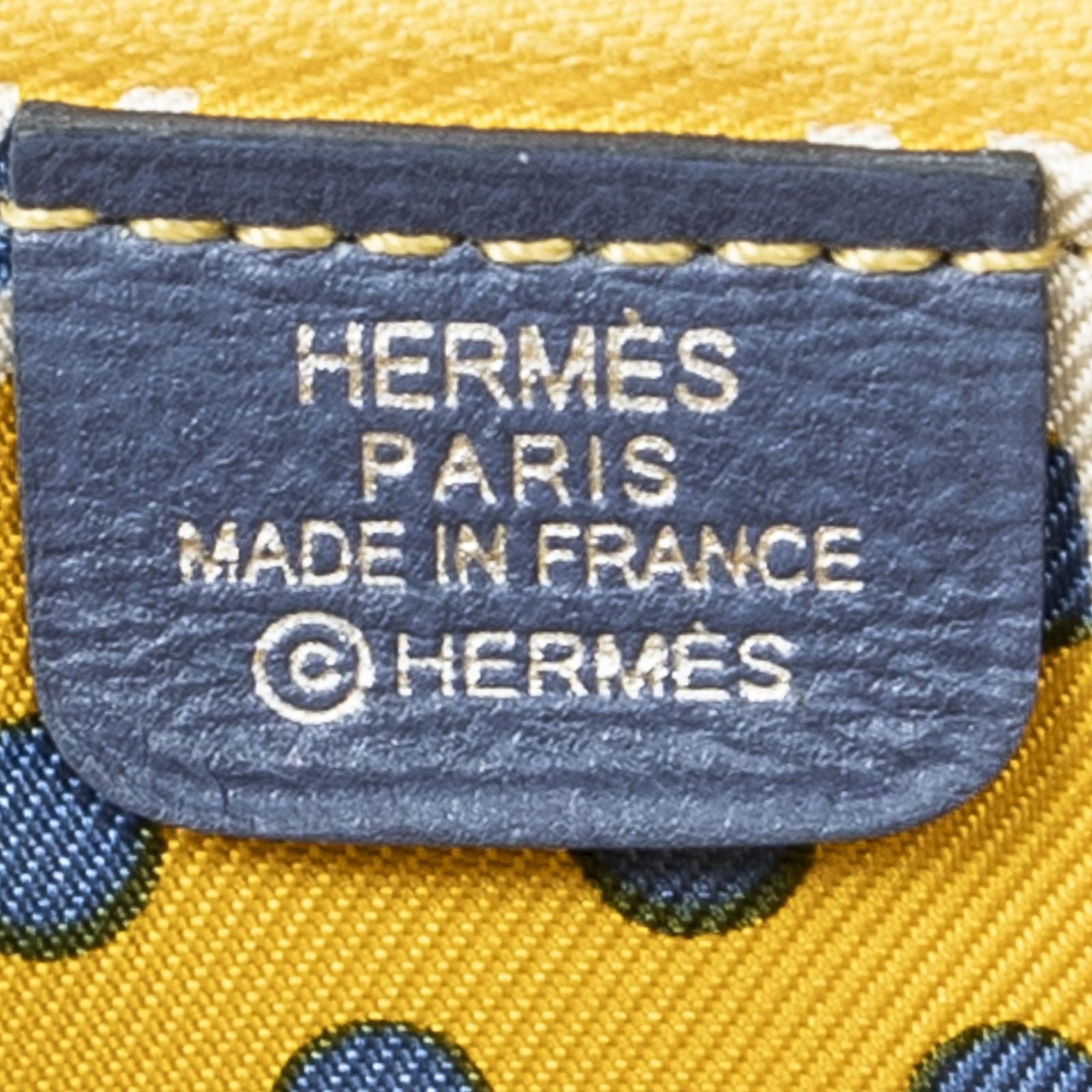 Hermes Azap Silk'in Classique Long Walletblue Agate Epsom Leather Wallet — view 5
