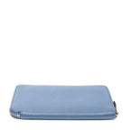 Hermes Azap Silk'in Classique Long Walletblue Agate Epsom Leather Wallet — view 3