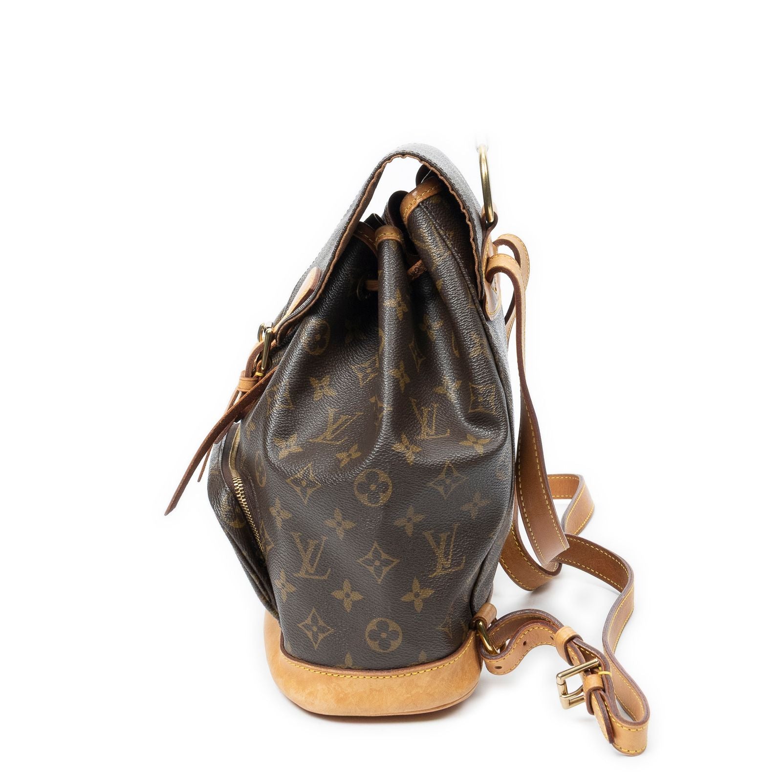 Louis Vuitton Montsouris Brown Monogram Canvas — view 3