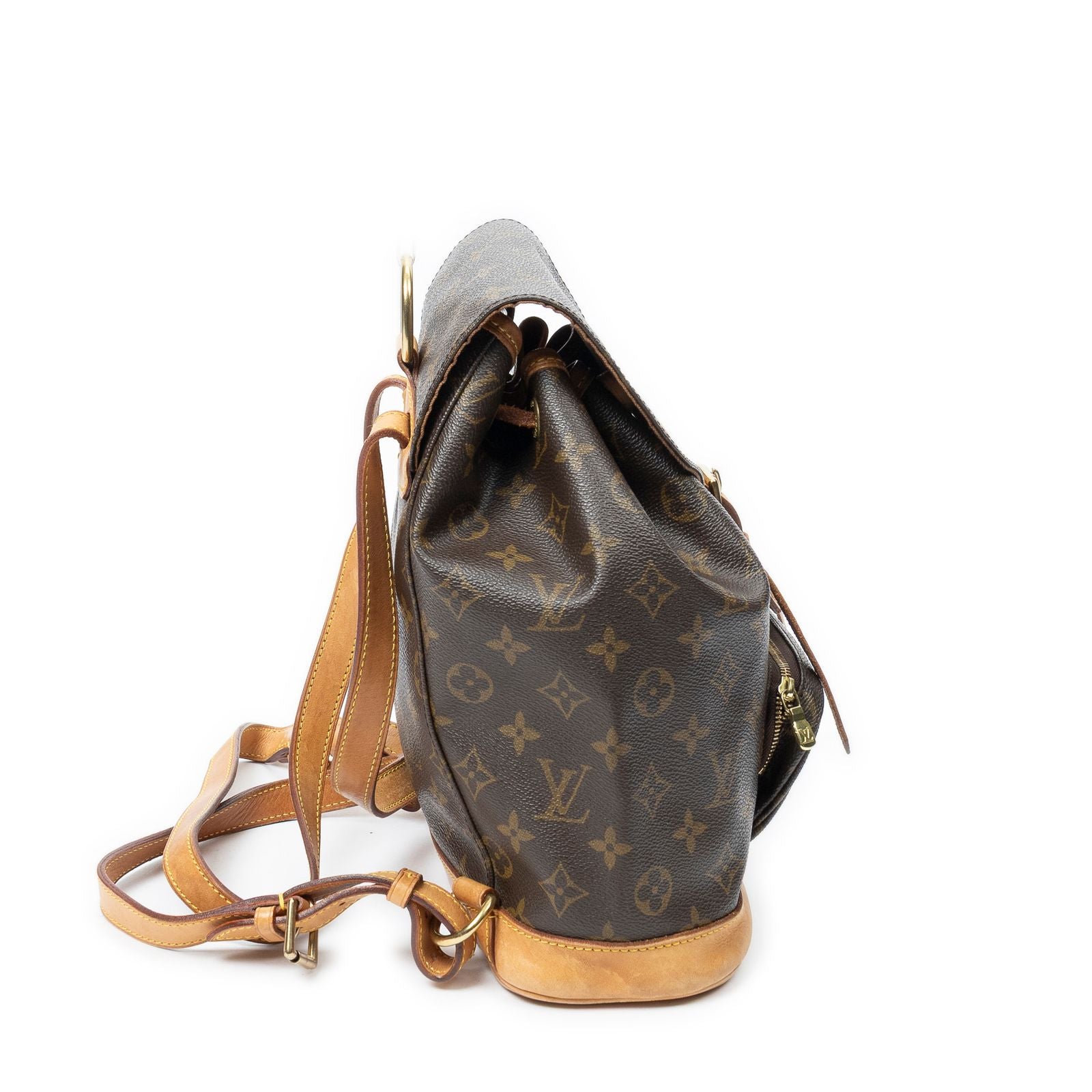 Louis Vuitton Montsouris Brown Monogram Canvas — view 4