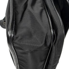 Prada Buckle Flap Messenger Bag Black Nylon Canvas — view 7