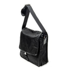 Prada Buckle Flap Messenger Bag Black Nylon Canvas — view 2