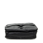 Prada Buckle Flap Messenger Bag Black Nylon Canvas — view 6