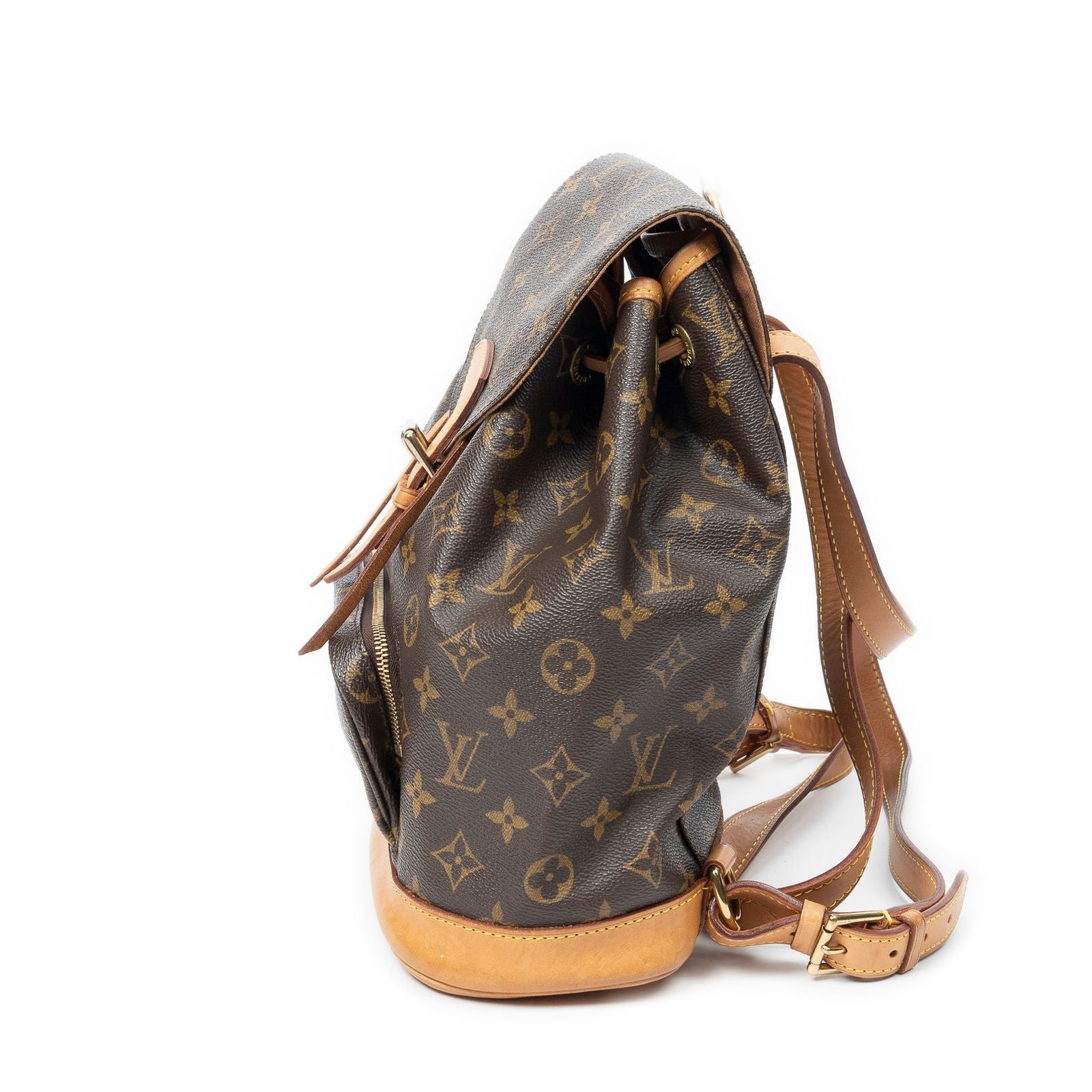 Louis Vuitton Montsouris Brown Monogram Canvas — view 3