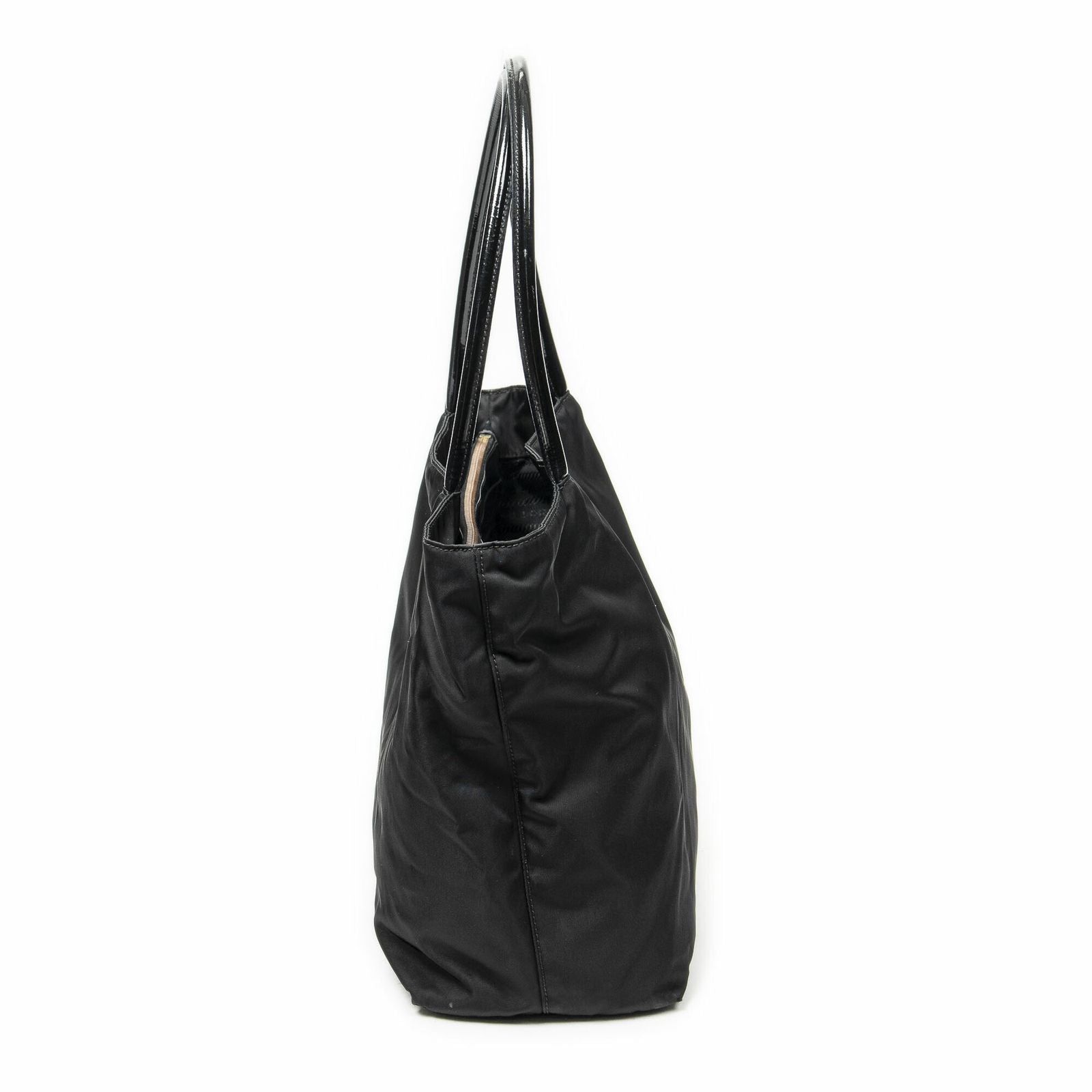 Prada Shopping Tote Black Nylon Canvas — view 4