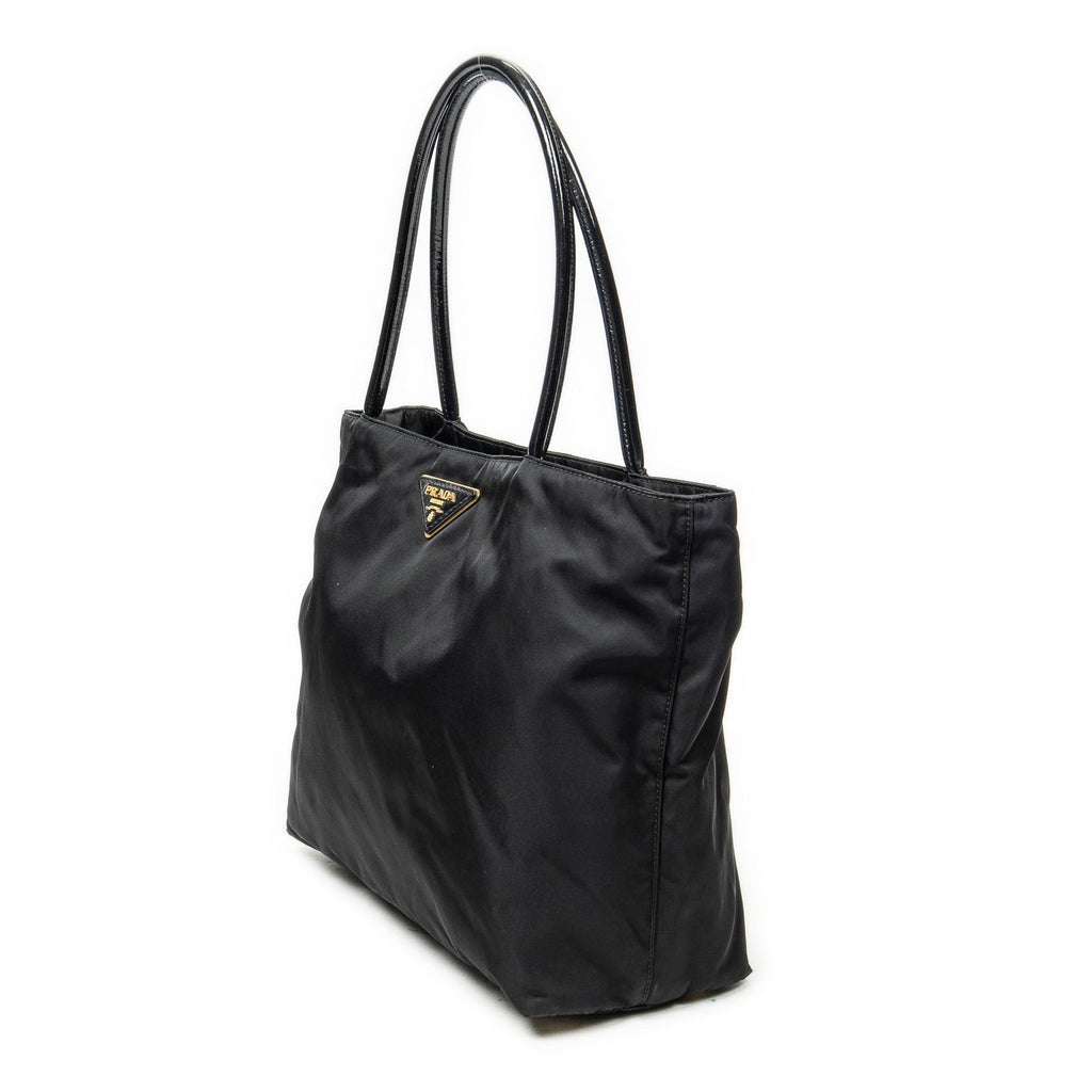 Prada Shopping Tote Black Nylon Canvas — view 2
