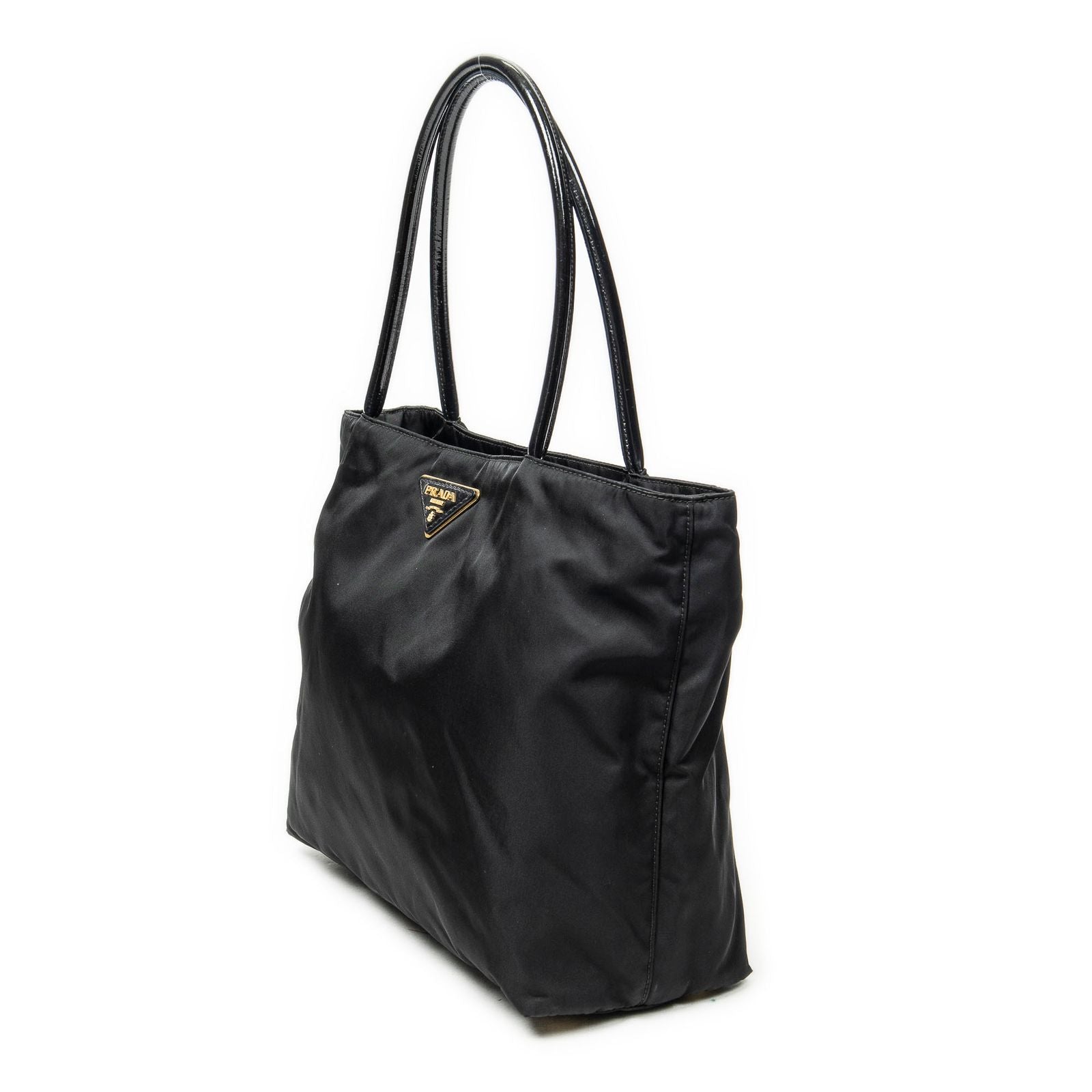 Prada Shopping Tote Black Nylon Canvas — view 2
