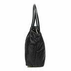Prada Shopping Tote Black Nylon Canvas — view 3