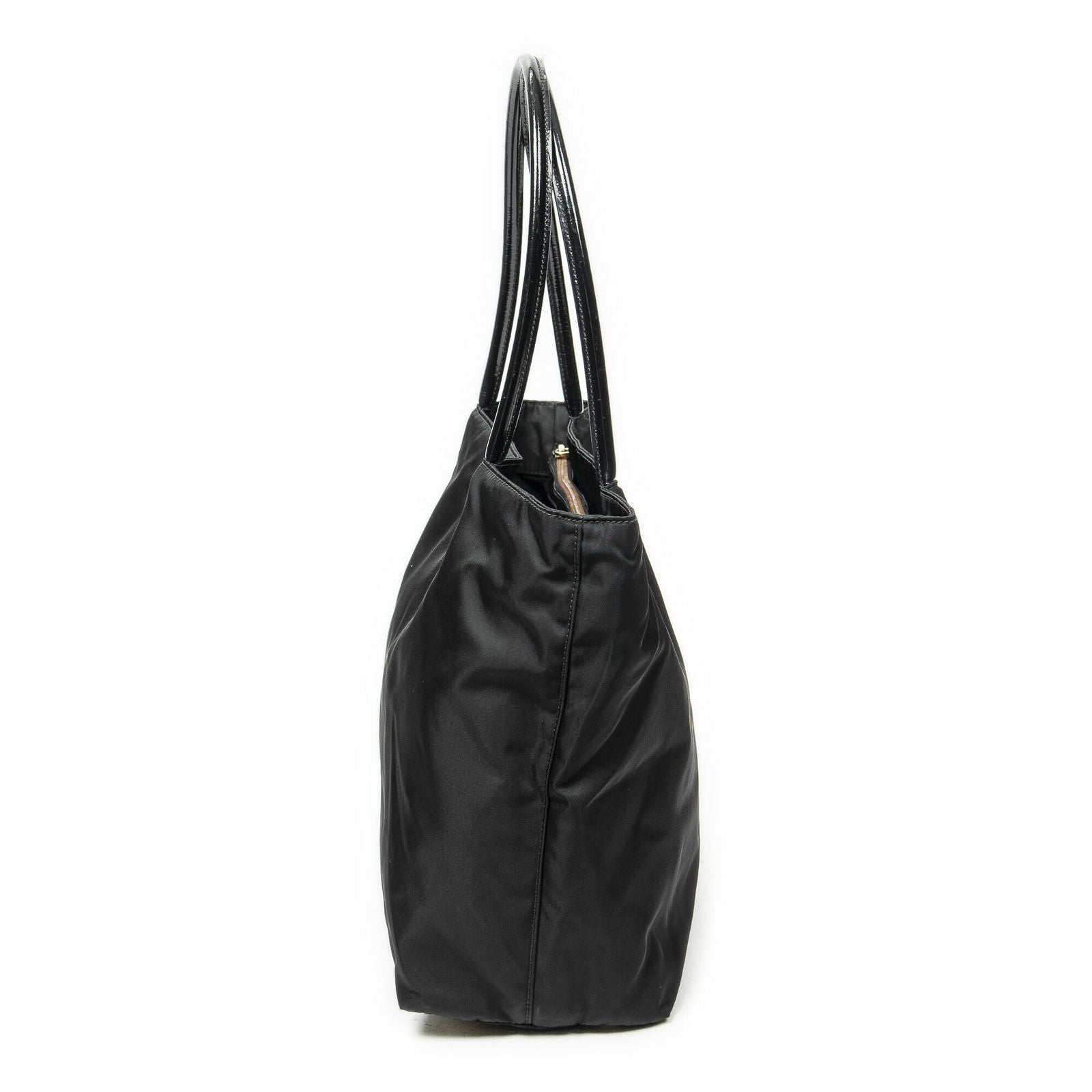 Prada Shopping Tote Black Nylon Canvas — view 3