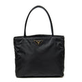 Prada Shopping Tote Black Nylon Canvas