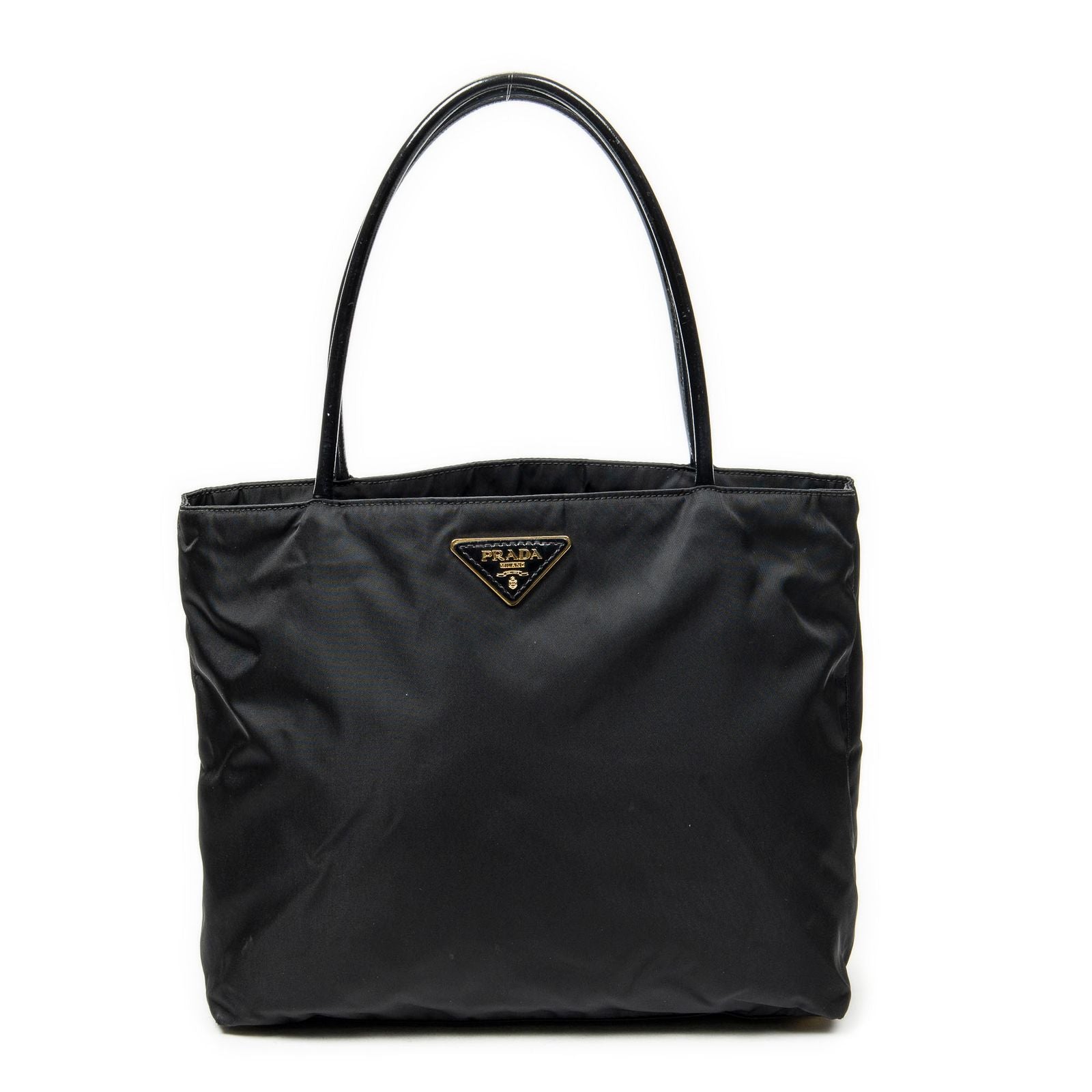 Prada Shopping Tote Black Nylon Canvas