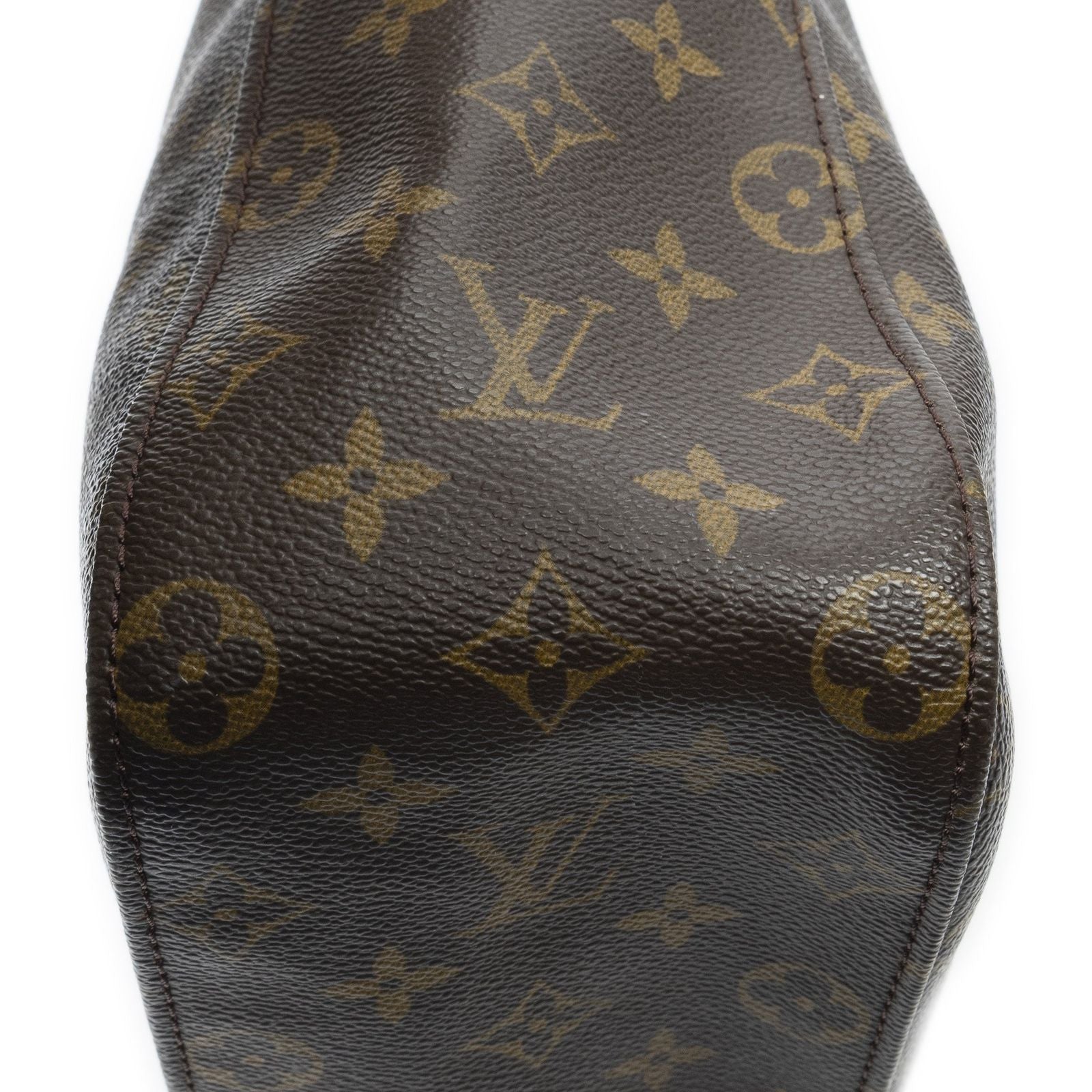 Louis Vuitton Looping Brown Monogram Canvas Shoulder — view 7