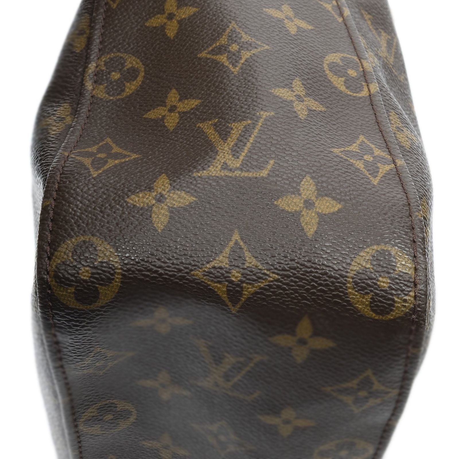 Louis Vuitton Looping Brown Monogram Canvas Shoulder — view 8