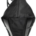 Prada Zip Shopping Tote Black Nylon Canvas — view 7
